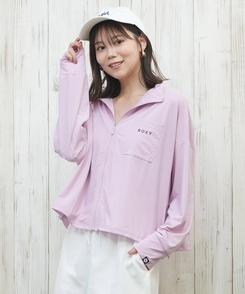 ROXY/ロキシージップアップラッシュガード/水陸両用/着るUVケア RLY251040