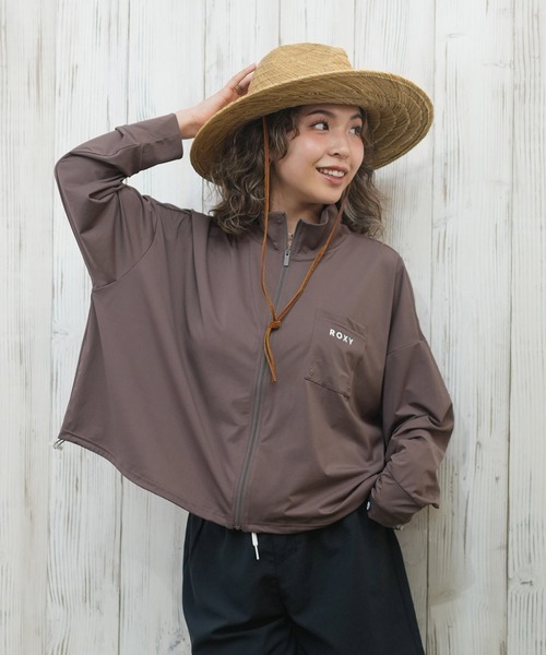 ROXY/ロキシージップアップラッシュガード/水陸両用/着るUVケア RLY251040