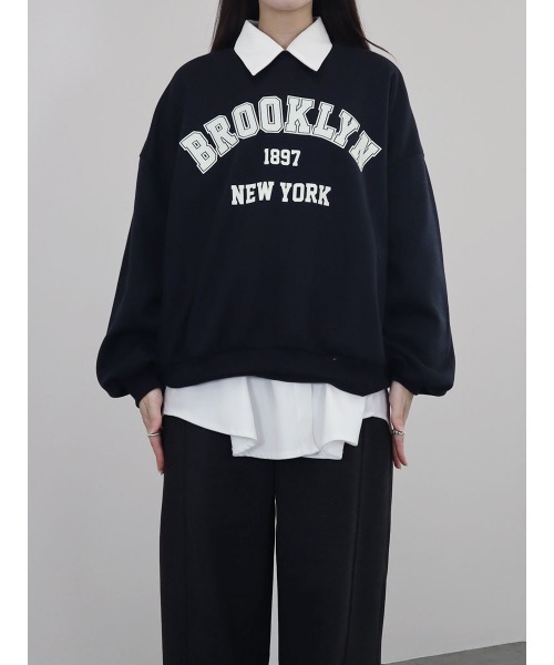 ZOZO限定】ラウンドロゴスウェット／round logo over sweat 長袖