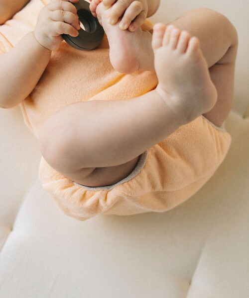 こども ビームス（コドモビームス）の「ベビー パイル ブルマ 2025（70～80cm）（その他パンツ・キッズ・オレンジ系その他4/グリーン系その他・70/80）」の11枚目の写真