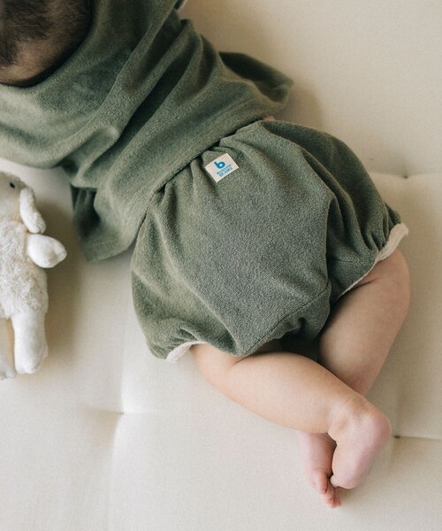 こども ビームス（コドモビームス）の「ベビー パイル ブルマ 2025（70～80cm）（その他パンツ・キッズ・オレンジ系その他4/グリーン系その他・70/80）」の13枚目の写真