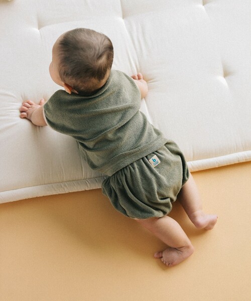 こども ビームス（コドモビームス）の「ベビー パイル ブルマ 2025（70～80cm）（その他パンツ・キッズ・オレンジ系その他4/グリーン系その他・70/80）」の14枚目の写真