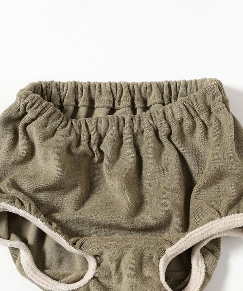 こども ビームス（コドモビームス）の「ベビー パイル ブルマ 2025（70～80cm）（その他パンツ・キッズ・オレンジ系その他4/グリーン系その他・70/80）」の5枚目の写真