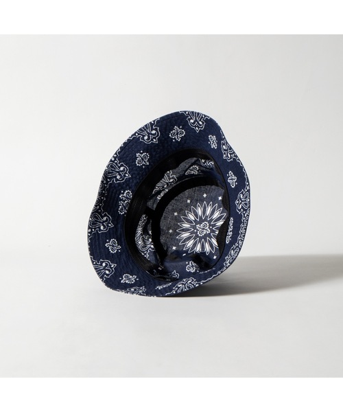 APPLEBUM（アップルバム）の「Bandana Bucket Hat（ハット・メンズ・ホワイト/ネイビー/ブラック・FREE）」の13枚目の写真