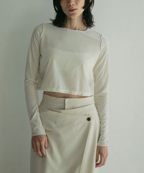 anuke（アンヌーク）の「anuke Velour Short Tops ベロア
