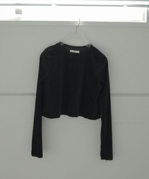 anuke（アンヌーク）の「anuke Velour Short Tops ベロアショート