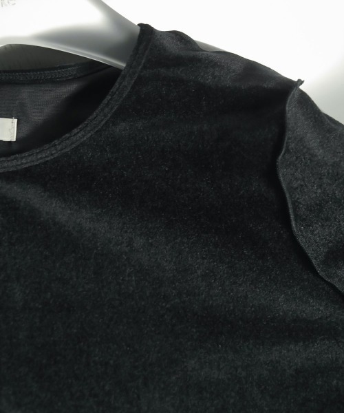 anuke（アンヌーク）の「anuke Velour Short Tops ベロアショート