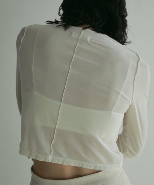 anuke（アンヌーク）の「anuke Velour Short Tops ベロア