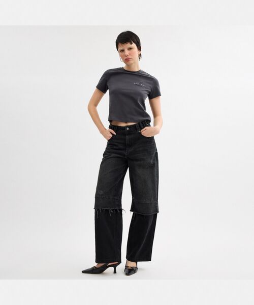 マーティンキム コーチ ウォッシュド レイヤード デニム パンツ COACH（コーチ）の「【COACH MATIN KIM】ウォッシュド
