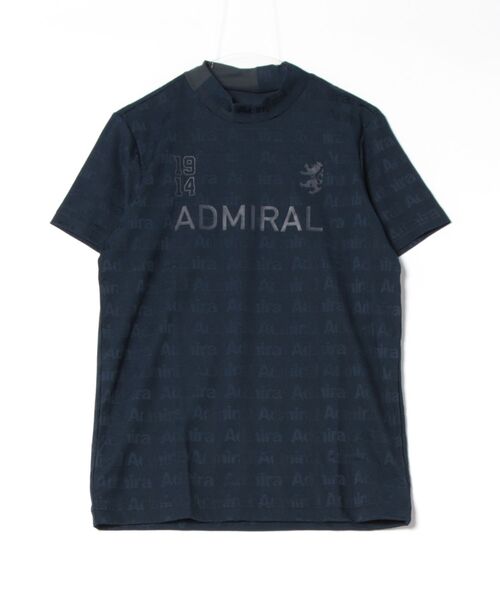 Admiral Golf（アドミラル　ゴルフ）の「ｽﾄﾗｲﾌﾟｼﾞｬｶﾞｰﾄﾞ ﾓｯｸﾈｯｸｼｬﾂ（その他トップス・メンズ・ブラック/ネイビー/ホワイト・LL/M/L）」の3枚目の写真