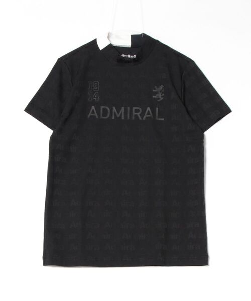 Admiral Golf（アドミラル　ゴルフ）の「ｽﾄﾗｲﾌﾟｼﾞｬｶﾞｰﾄﾞ ﾓｯｸﾈｯｸｼｬﾂ（その他トップス・メンズ・ブラック/ネイビー/ホワイト・LL/M/L）」の2枚目の写真
