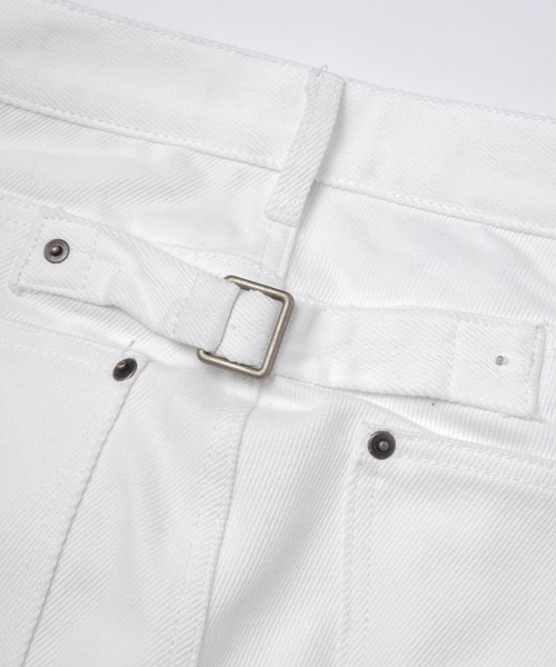 Noen（ノエン）の「シンチバックバギージーンズ【セットアップ対応】（デニムパンツ・メンズ・インディゴブルー/ホワイト/ブラック・SMALL/MEDIUM/LARGE）」の15枚目の写真