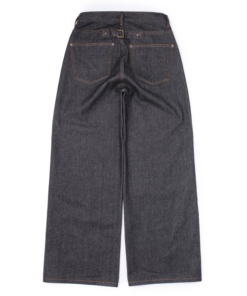 Noen（ノエン）の「シンチバックバギージーンズ【セットアップ対応】（デニムパンツ・メンズ・インディゴブルー/ホワイト/ブラック・SMALL/MEDIUM/LARGE）」の22枚目の写真