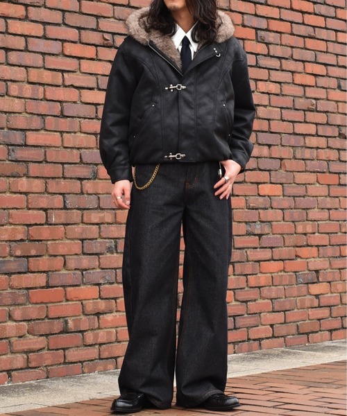 Noen（ノエン）の「シンチバックバギージーンズ【セットアップ対応