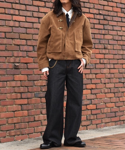 Noen（ノエン）の「シンチバックバギージーンズ【セットアップ対応】（デニムパンツ・メンズ・インディゴブルー/ホワイト/ブラック・SMALL/MEDIUM/LARGE）」の4枚目の写真