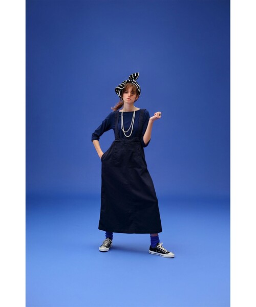 BEAMS BOY（ビームスボーイ）の「コットン ツイル マリン ワンピース