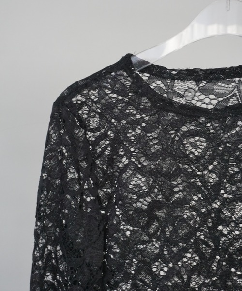 総レース フレアスリーブボディスーツ chw25s032-ファッション通販