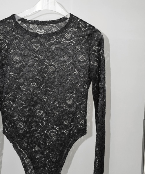 chuclla(チュクラ)の「総レース フレアスリーブボディスーツ chw25s032(その他トップス・レディース・ブラック・FREE)」の16枚目の写真
