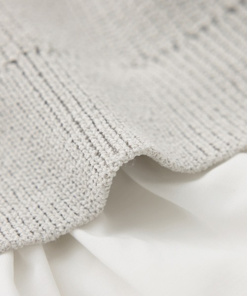 ROPE' PICNIC(ロペピクニック)の「布帛使いショート丈カーディガン(カーディガン/ボレロ・レディース・ピンク系その他2/ライトグレー/ブラック/オフホワイト・38)」の13枚目の写真