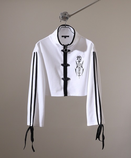 bike star（バイクスター）の「China button full zip sweatshirt / チャイナ釦 フルジップスウェットトレーナー unisex（スウェット・メンズ・ブラック系1/ホワイト系1/ブラック系2・S/F）」の13枚目の写真