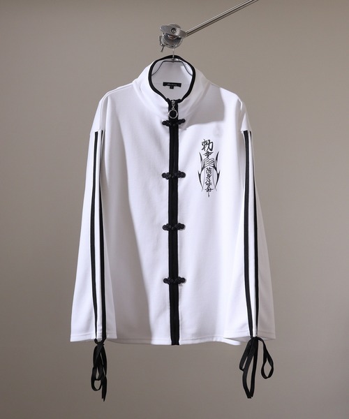 bike star（バイクスター）の「China button full zip sweatshirt / チャイナ釦 フルジップスウェットトレーナー unisex（スウェット・メンズ・ブラック系1/ホワイト系1/ブラック系2・S/F）」の11枚目の写真