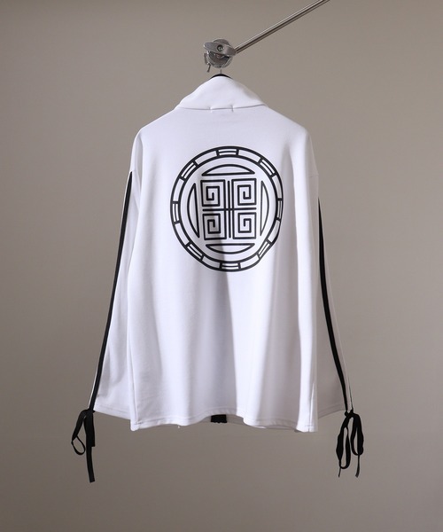 bike star（バイクスター）の「China button full zip sweatshirt / チャイナ釦 フルジップスウェットトレーナー unisex（スウェット・メンズ・ブラック系1/ホワイト系1/ブラック系2・S/F）」の12枚目の写真