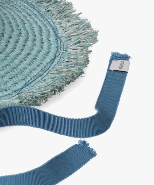 OVERRIDE（オーバーライド）の「OVERRIDE  LOG COL RAFFIA HAT / オーバーライド（ハット・レディース・ブルー/ピンク/マスタード・M/57.5cm）」の9枚目の写真