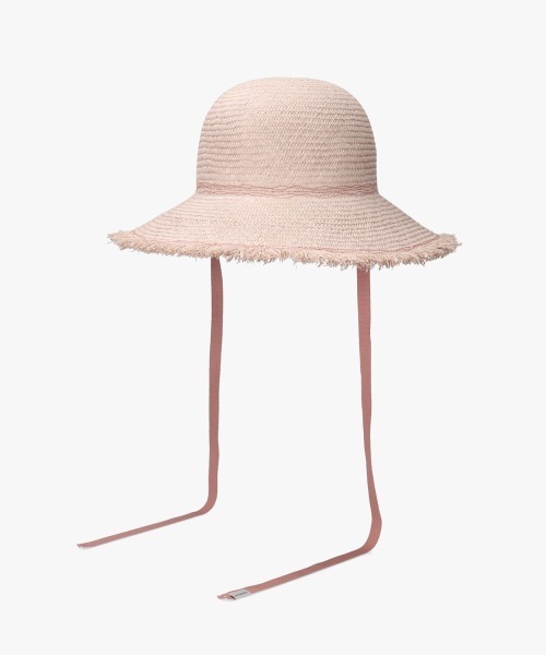 OVERRIDE（オーバーライド）の「OVERRIDE  LOG COL RAFFIA HAT / オーバーライド（ハット・レディース・ブルー/ピンク/マスタード・M/57.5cm）」の19枚目の写真