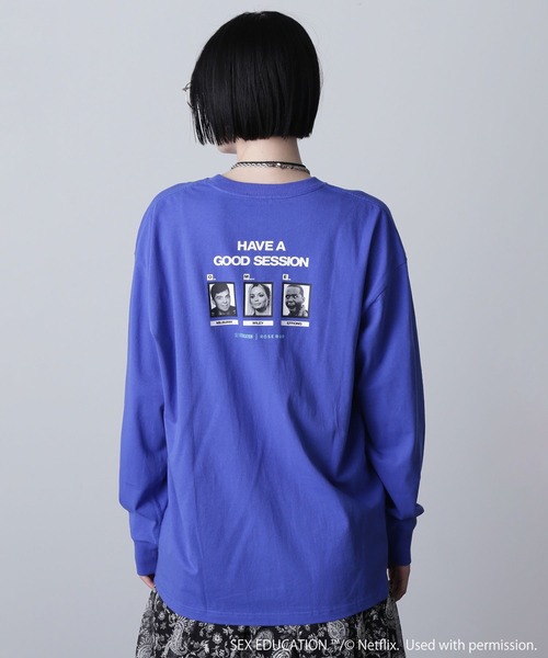 tシャツ Netflix Series ‘SEX EDUCATION’ × ROSE BUD/PHOTO BACK PRINT TEE レディース Netflix Series 'SEX EDUCATION' × ROSE BUD/PHOTO BACK PRINT