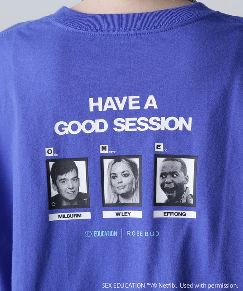 ROSE BUD(ローズバッド)の「Netflix Series ‘SEX EDUCATION’ × ROSE BUD/PHOTO BACK PRINT TEE(Tシャツ/カットソー・レディース・ホワイト/ブルー/ブラック・ONE SIZE)」の22枚目の写真