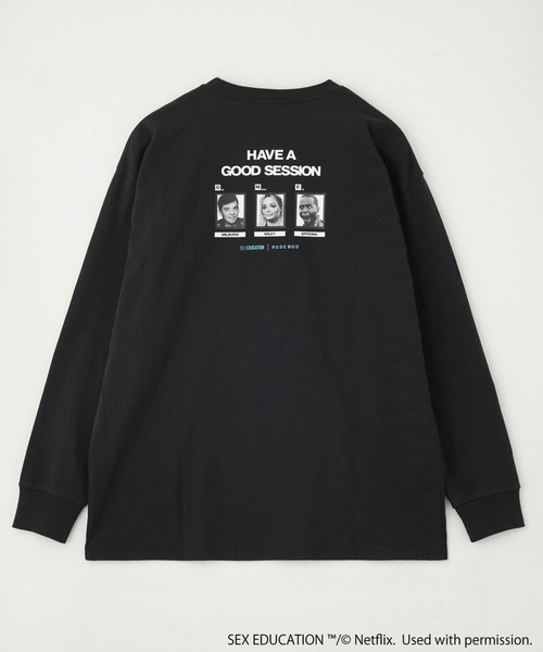 tシャツ Netflix Series ‘SEX EDUCATION’ × ROSE BUD/PHOTO BACK PRINT TEE レディース Netflix Series 'SEX EDUCATION' × ROSE BUD/PHOTO BACK PRINT