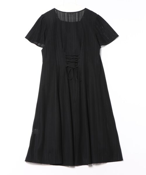 ローズティアラ　新品　ワンピース　46 黒　レース セール】ナチュラルレースワンピース（ワンピース）｜Rose Tiara