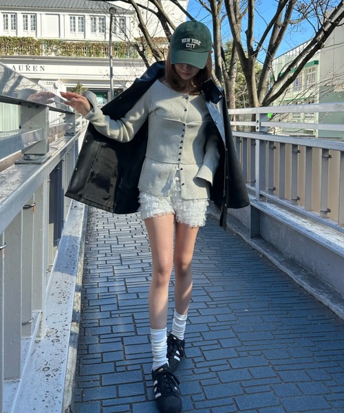 RAY CASSIN（レイカズン）の「NEWYORK CAP　/　ロゴキャップ（キャップ・レディース・ホワイト/グリーン/ピンク・FREE）」の15枚目の写真