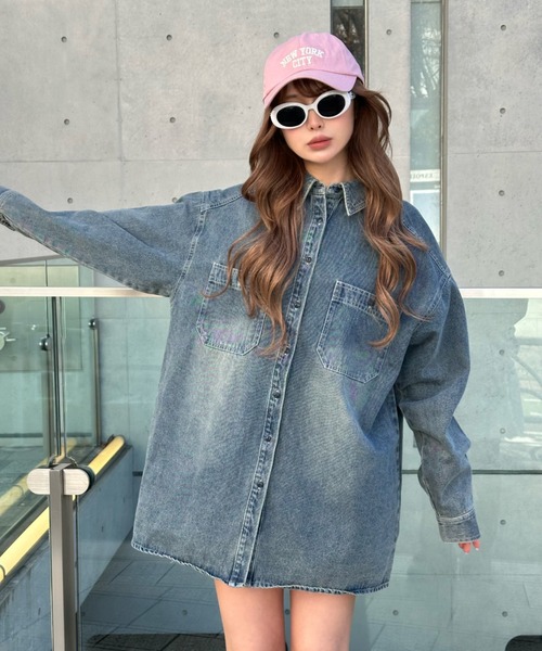 RAY CASSIN（レイカズン）の「NEWYORK CAP　/　ロゴキャップ（キャップ・レディース・ホワイト/グリーン/ピンク・FREE）」の10枚目の写真