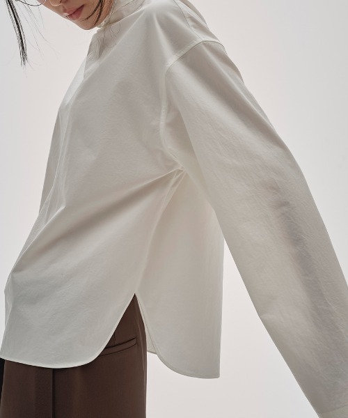 TODAYFUL(トゥデイフル)の「TODAYFUL Roundhem Tie Blouse(シャツ/ブラウス・レディース・ブラック/ベージュ/ブラウン・FREE)」の5枚目の写真