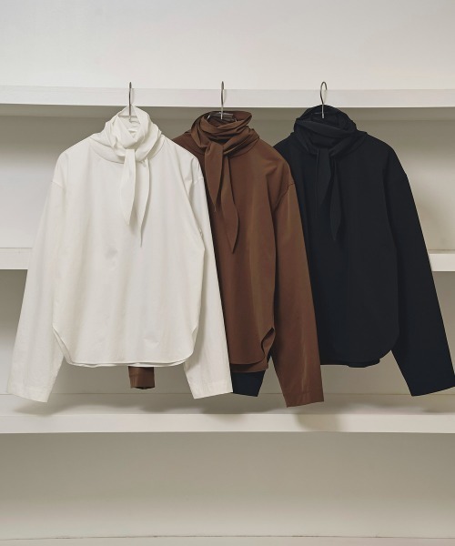 TODAYFUL(トゥデイフル)の「TODAYFUL Roundhem Tie Blouse(シャツ/ブラウス・レディース・ブラック/ベージュ/ブラウン・FREE)」の20枚目の写真