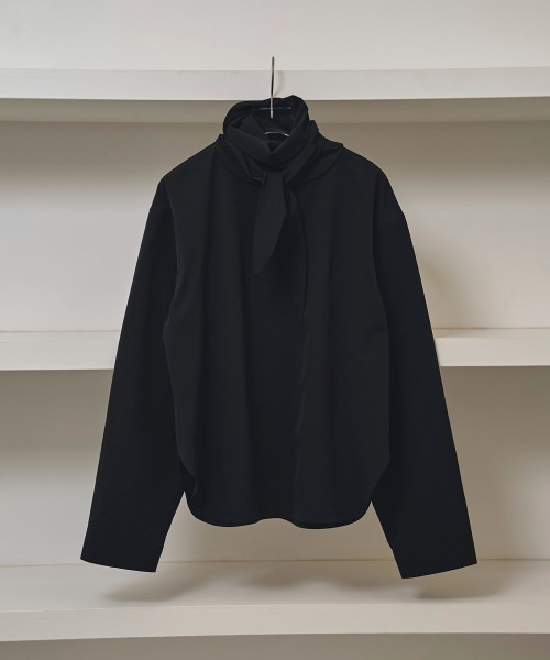TODAYFUL(トゥデイフル)の「TODAYFUL Roundhem Tie Blouse(シャツ/ブラウス・レディース・ブラック/ベージュ/ブラウン・FREE)」の14枚目の写真