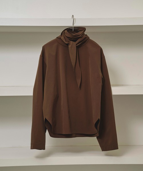 TODAYFUL(トゥデイフル)の「TODAYFUL Roundhem Tie Blouse(シャツ/ブラウス・レディース・ブラック/ベージュ/ブラウン・FREE)」の15枚目の写真