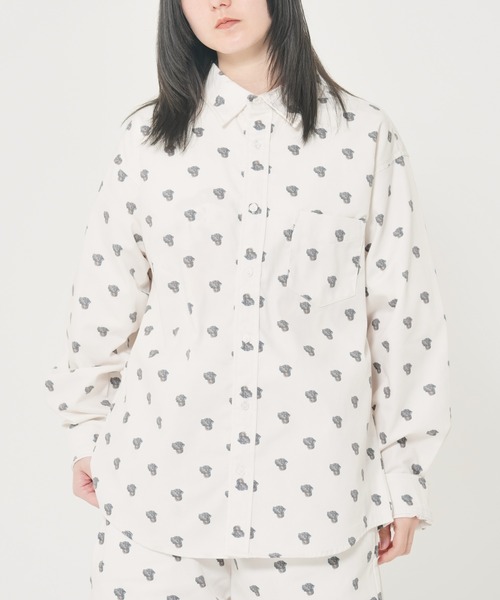 CORISCO(コリスコ)の「ツイル アニマル柄シャツ(M1)(シャツ/ブラウス・メンズ・その他1/その他2/その他3・MEDIUM/LARGE/X-LARGE)」の3枚目の写真