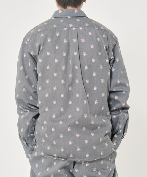 CORISCO(コリスコ)の「ツイル アニマル柄シャツ(M1)(シャツ/ブラウス・メンズ・その他1/その他2/その他3・MEDIUM/LARGE/X-LARGE)」の6枚目の写真