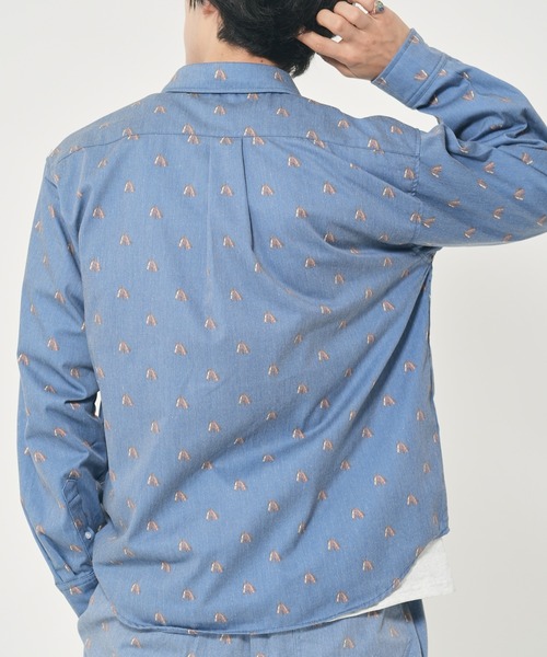 CORISCO(コリスコ)の「ツイル アニマル柄シャツ(M1)(シャツ/ブラウス・メンズ・その他1/その他2/その他3・MEDIUM/LARGE/X-LARGE)」の12枚目の写真