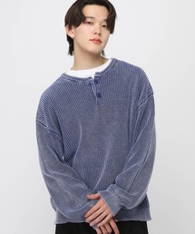 LAND MUSEUM／ピグメントヘンリーニット