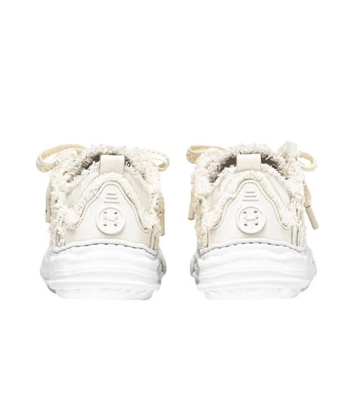 H52（エイチフィフティツー）の「【H52】Canvas Cream Shoes（スニーカー・メンズ・ブラック/ホワイト・24cm/24.5cm）」の5枚目の写真