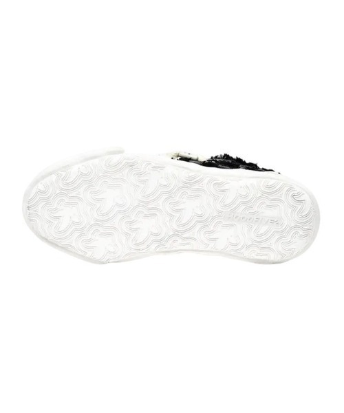 H52（エイチフィフティツー）の「【H52】Canvas Cream Shoes（スニーカー・メンズ・ブラック/ホワイト・24cm/24.5cm）」の11枚目の写真