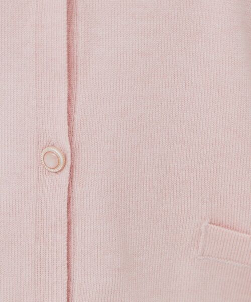 index(インデックス)の「《5color》ポケットデザイン付きクルーネックカーディガン【洗濯機洗い可】(カーディガン/ボレロ・レディース・チャコール/オレンジ系/オフホワイト/ネイビー/ナチュラル・36/42/38/40)」の9枚目の写真