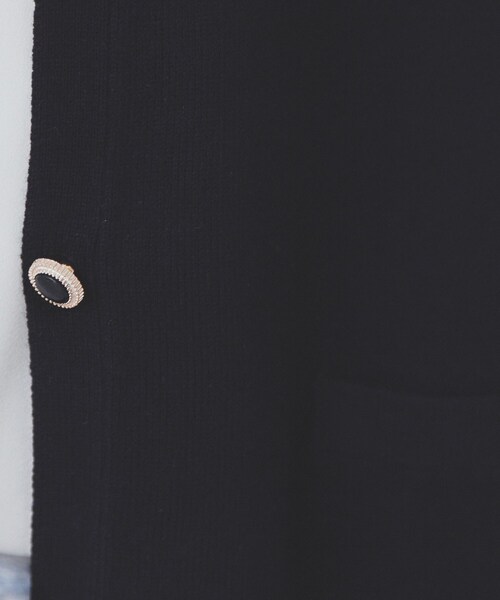 index(インデックス)の「《5color》ポケットデザイン付きクルーネックカーディガン【洗濯機洗い可】(カーディガン/ボレロ・レディース・チャコール/オレンジ系/オフホワイト/ネイビー/ナチュラル・36/42/38/40)」の17枚目の写真