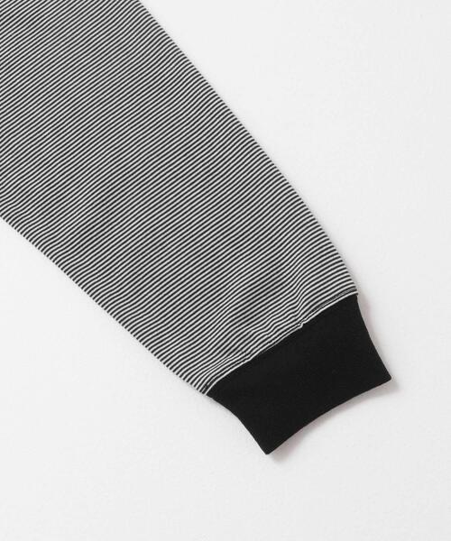 FORK&SPOON（フォークアンドスプーン）の「FORK&SPOON　CAVEボーダーロングスリーブTシャツ（Tシャツ/カットソー・レディース・ブラック系その他/ホワイト系その他・1）」の16枚目の写真