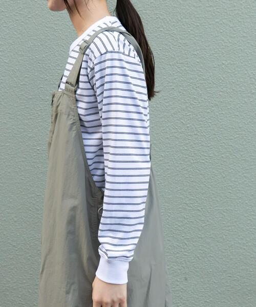 FORK&SPOON（フォークアンドスプーン）の「FORK&SPOON　CAVEボーダーロングスリーブTシャツ（Tシャツ/カットソー・レディース・ブラック系その他/ホワイト系その他・1）」の18枚目の写真