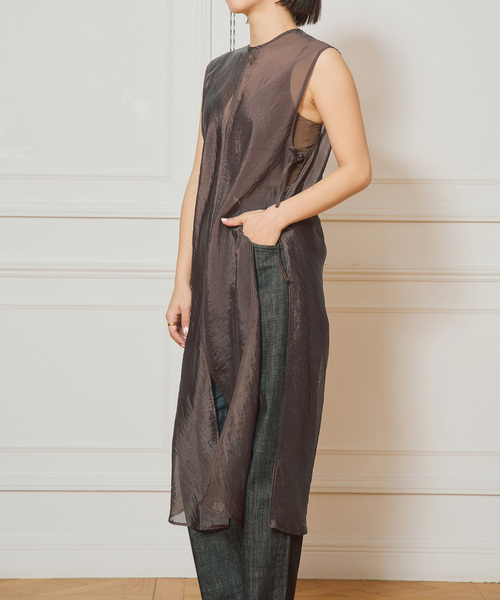 イエナのロングベスト VERMEIL par iena ヴェルメイユパーイエナ ジレ