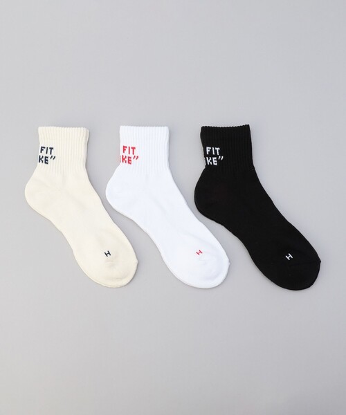 coen(コーエン)の「【3足セット】Healthknit (ヘルスニット)バックロゴソックスセット(ソックス/靴下・メンズ・その他1・FREE)」の1枚目の写真
